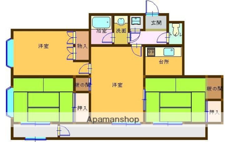 ノーベルウジタの間取り