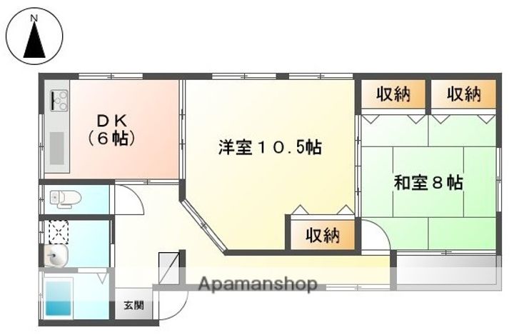 ミナミヒルズの間取り