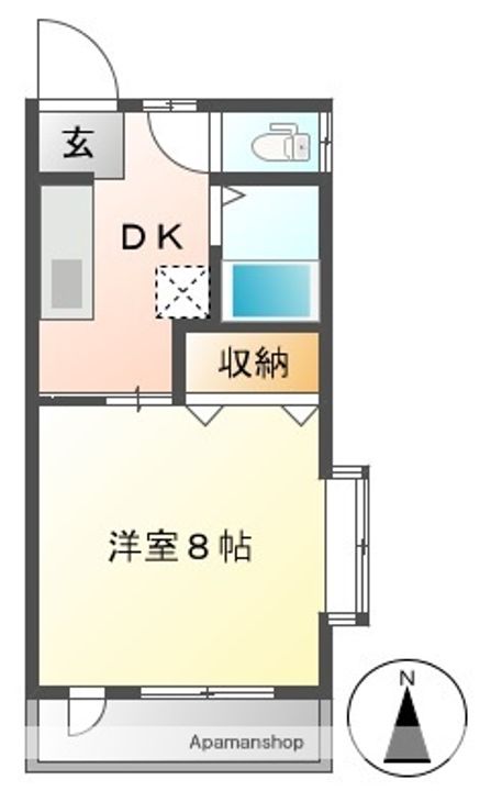 第2ハイツ希望の間取り