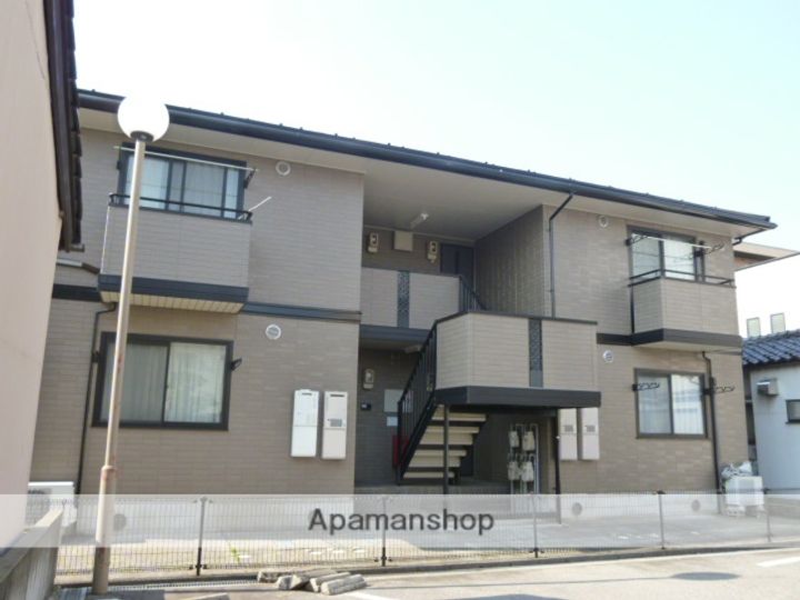富山県富山市清水中町の賃貸アパートの外観