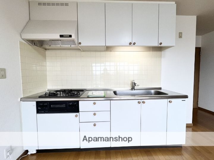 富山県富山市山室の賃貸マンションのキッチン