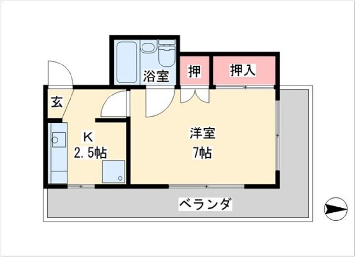 サークルパレス元町の間取り