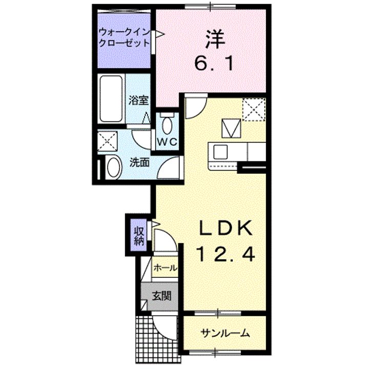 サニーの間取り