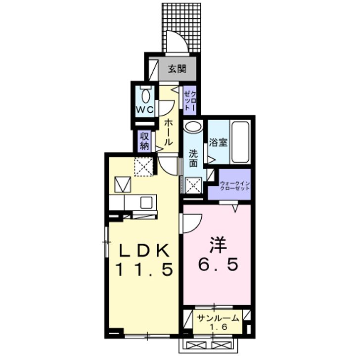 ボンボヤージュの間取り
