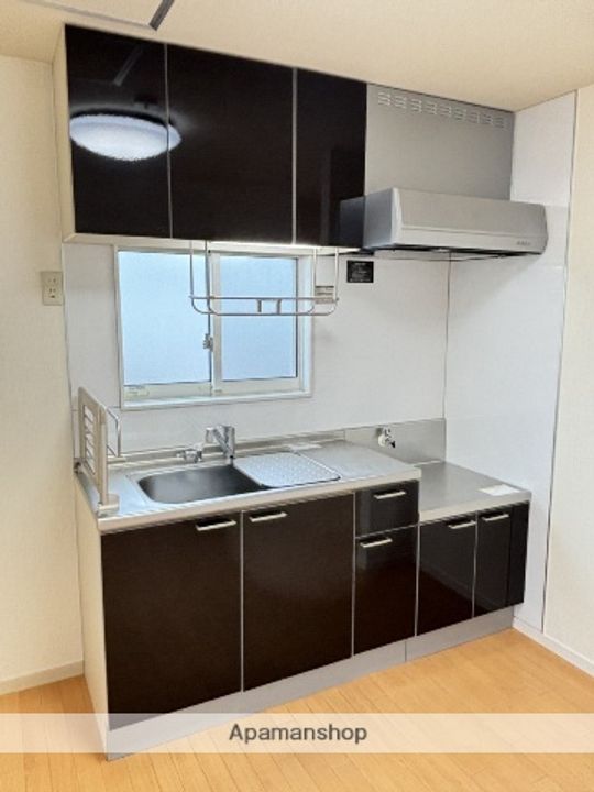 富山県富山市中田2丁目の賃貸アパートのキッチン