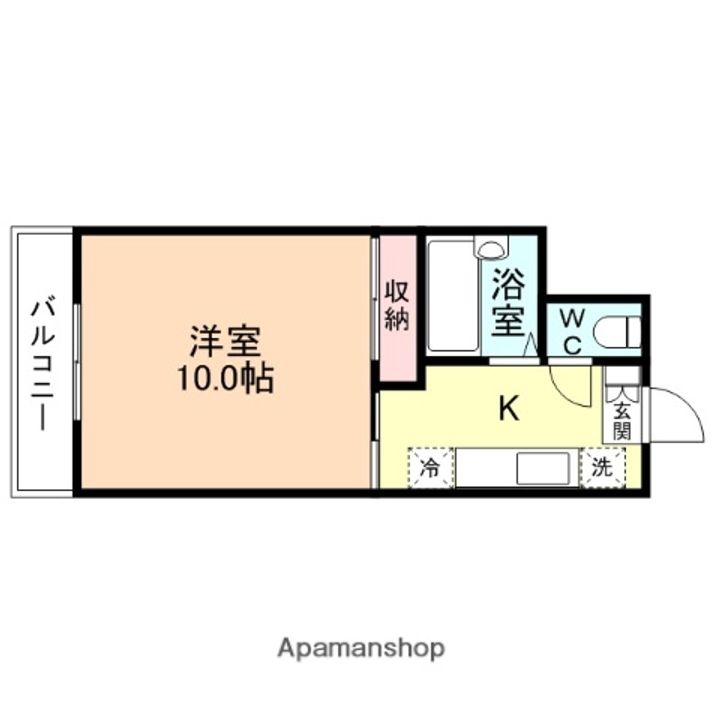PLAZA寺町Ⅱ番館の間取り