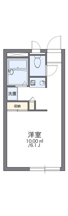 レオパレスエム207の間取り