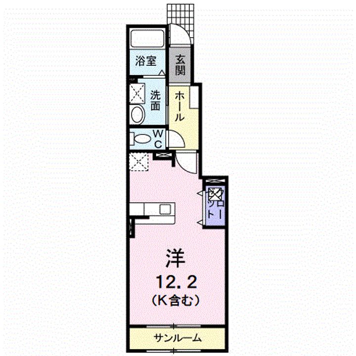 フィオーレ 野村 Ⅰの間取り