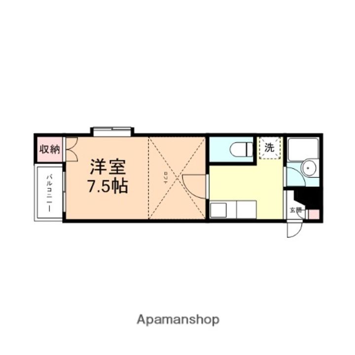 ボヌールのうまちⅠの間取り