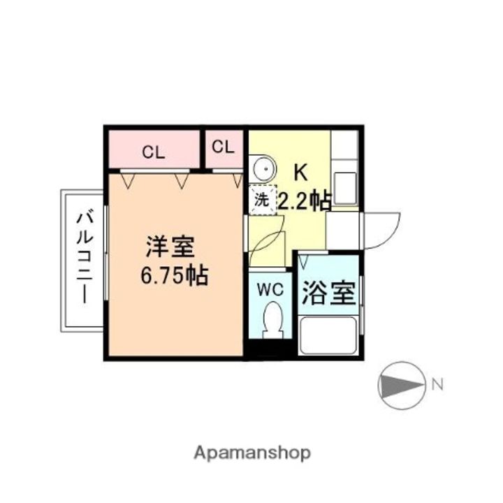 コーポサニーハイムの間取り