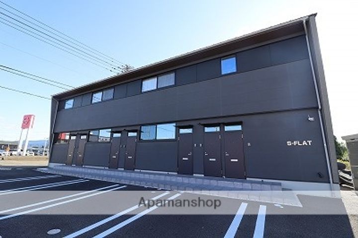 富山県砺波市栄町の賃貸アパート203の外観