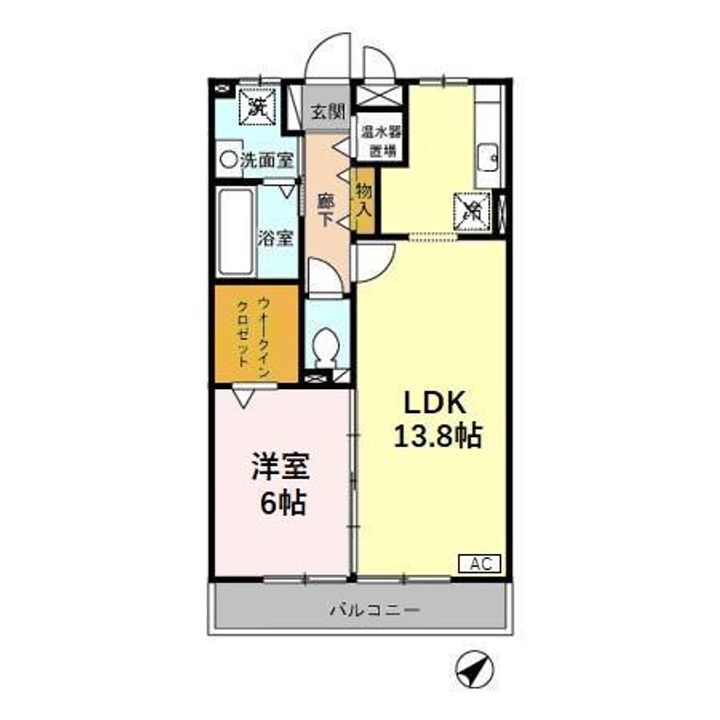 セジュール・ユーの間取り