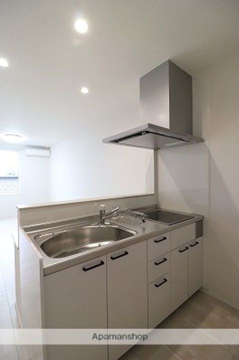 富山県砺波市杉木の賃貸アパート201のキッチン