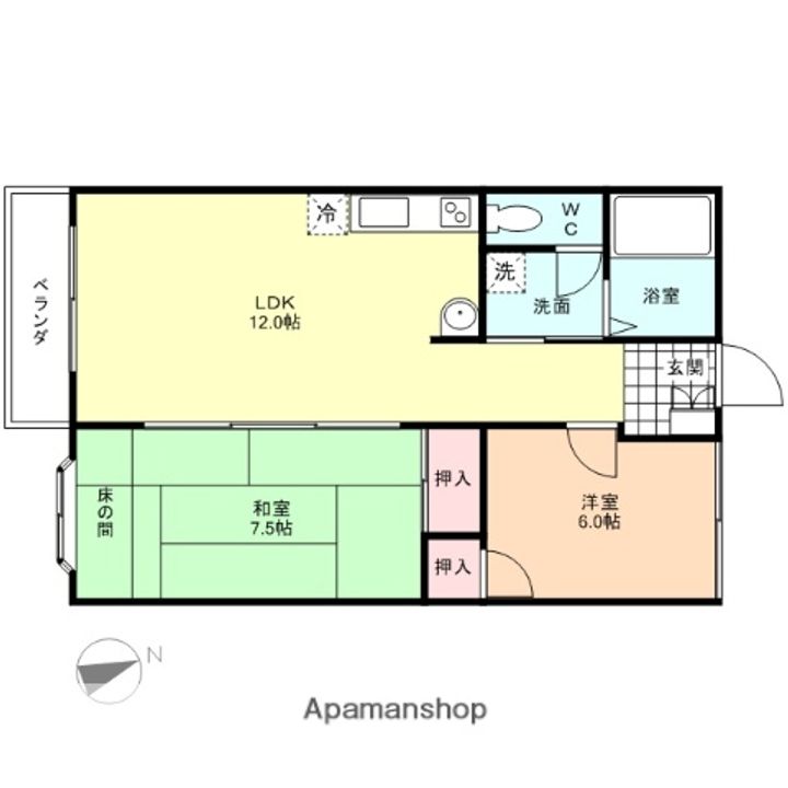 ネオパルスの間取り