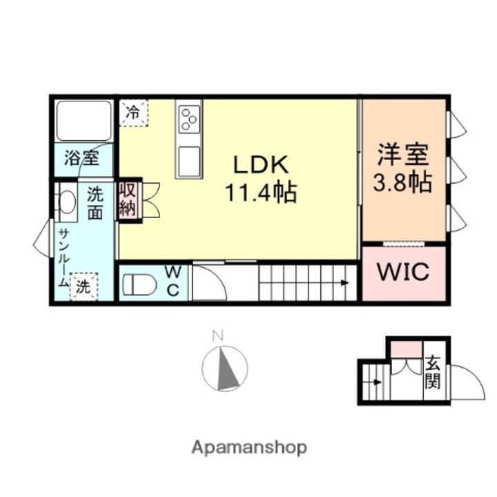 N’ENUPHAR A棟の間取り