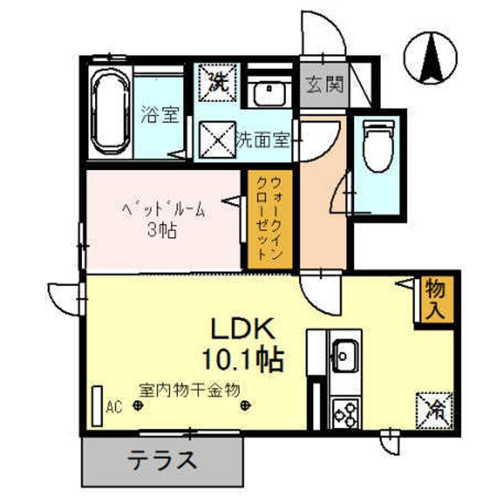 DーSTYLEの間取り