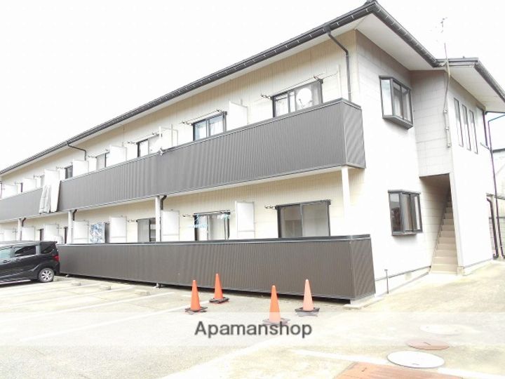 富山県富山市高木の賃貸アパートの外観