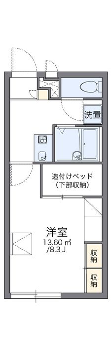 レオパレス向陽209の間取り