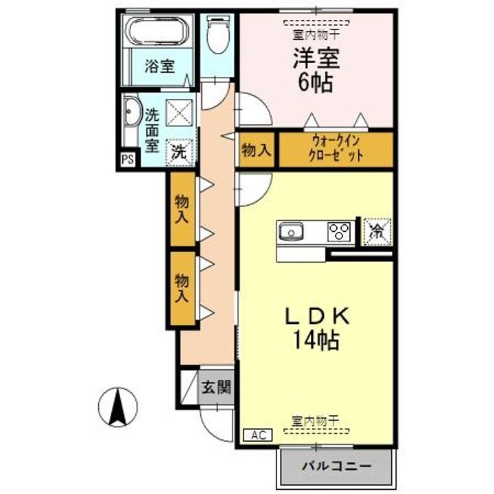 ルミエール Aの間取り