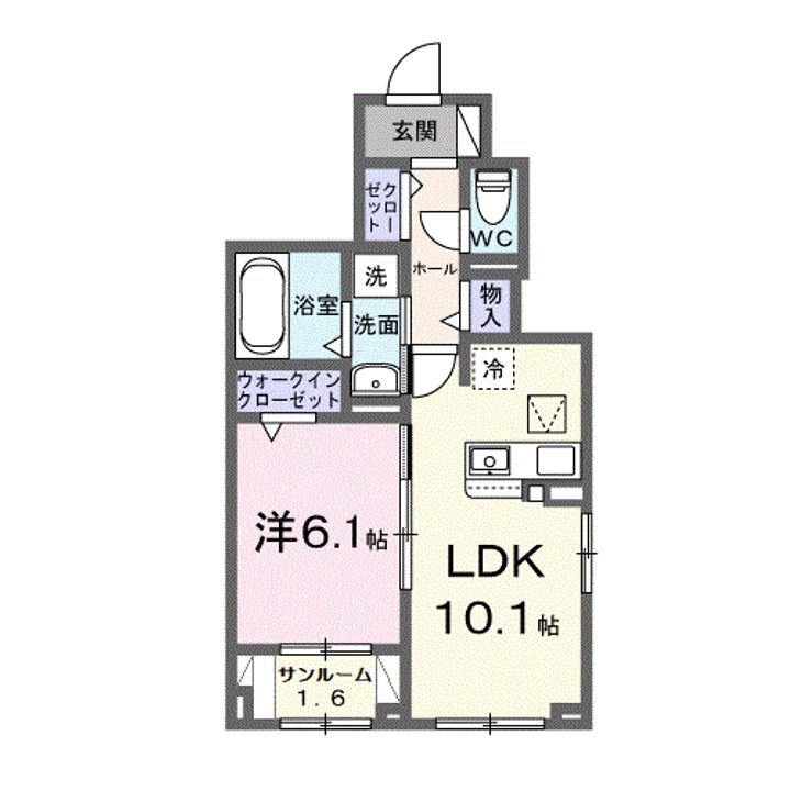 リヒトミューレの間取り