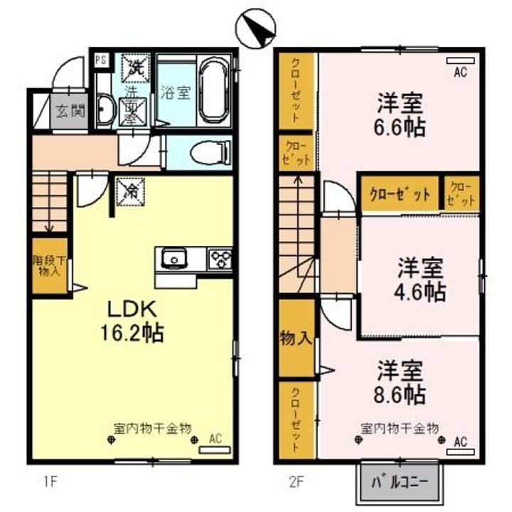 ラフィーネ長江の間取り
