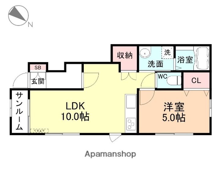 SMALL PINEの間取り