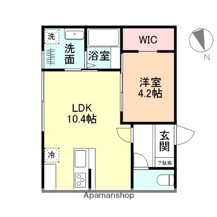 NEO SQUARE Ⅵ103の間取り