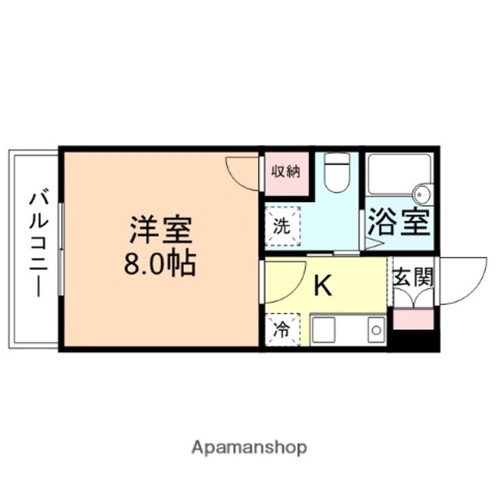 富山県高岡市戸出吉住の賃貸マンションの間取り