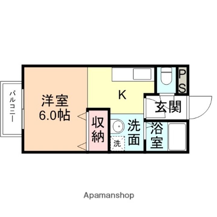 サンライトイン高岡6301の間取り