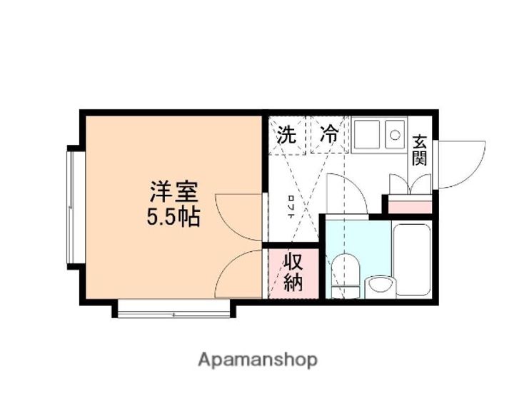 イーストアベニュー高校前102の間取り