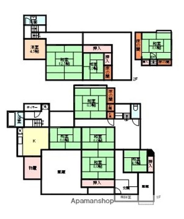 富山県下新川郡入善町下飯野(一戸建)の賃貸物件戸建ての間取り