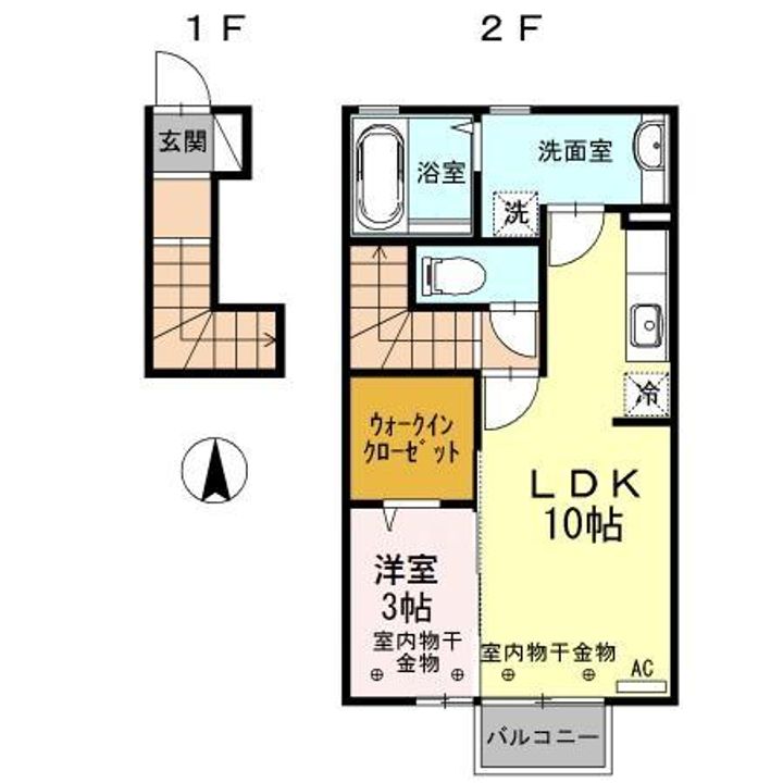 リッシュモア A棟の間取り