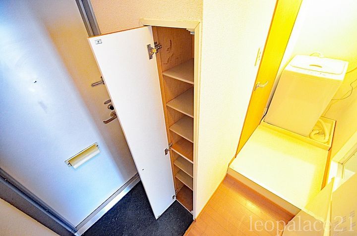 レオパレス東新庄103の玄関