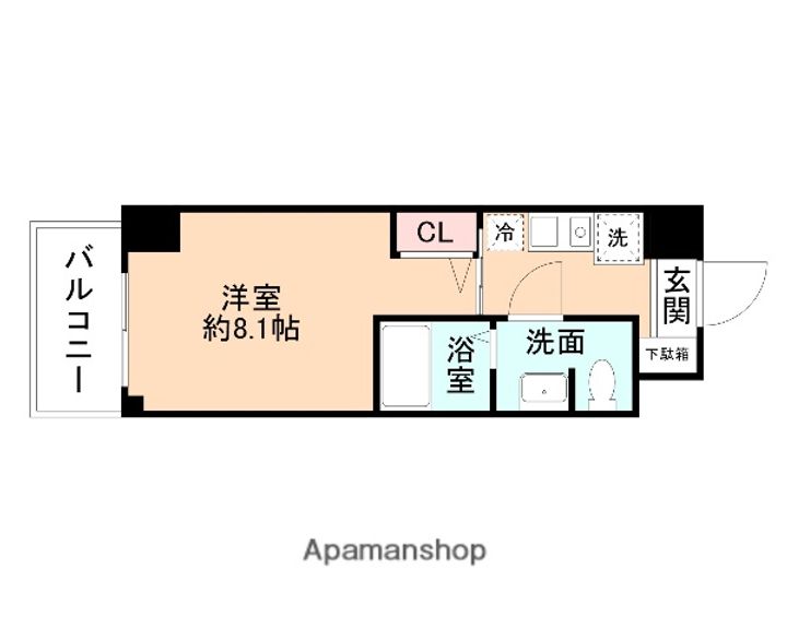 カレッジコート富山大学前306の間取り