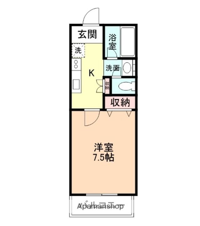 奥智ハイムの間取り