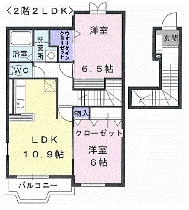 杏得仙の間取り