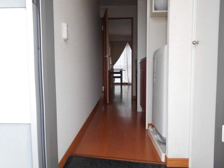 レオパレスいわせの207の玄関