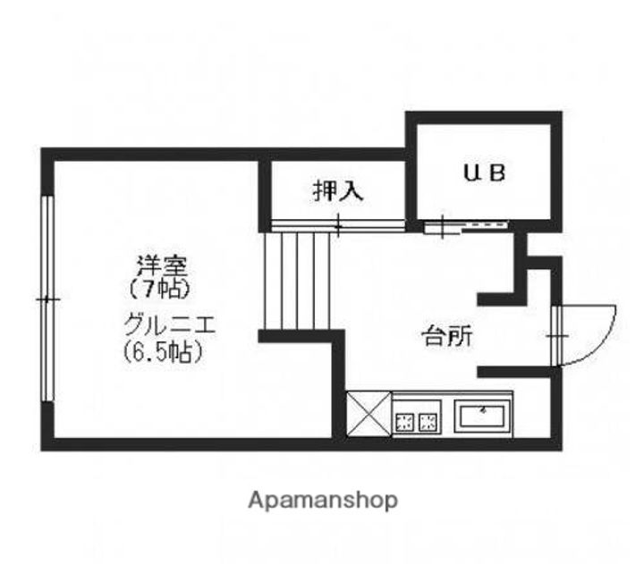 グリーンボード位川208の間取り