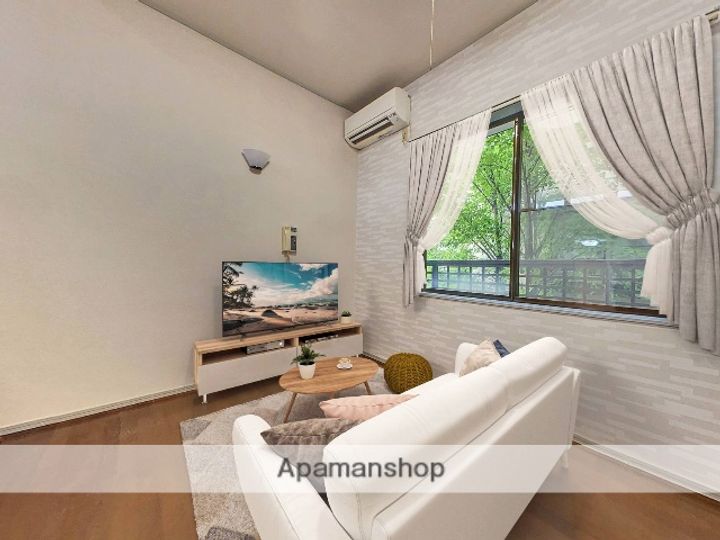 グリーンボード位川208の居間