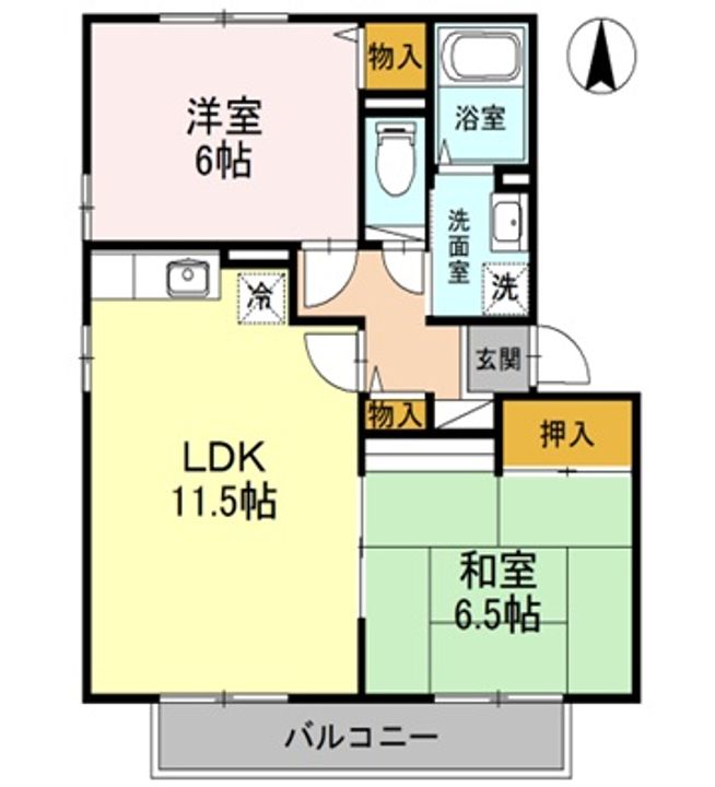 ラフィネ・Aの間取り