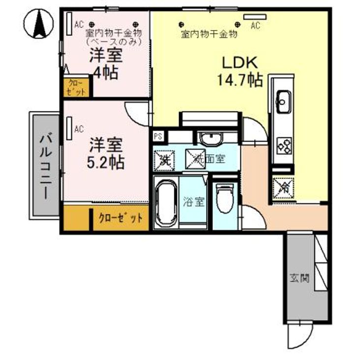 クレセントSK Ⅲの間取り