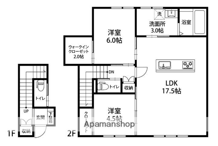 ILE NOIR(イル ノワール)202の間取り