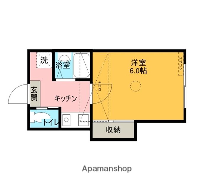 アタンシオン207の間取り
