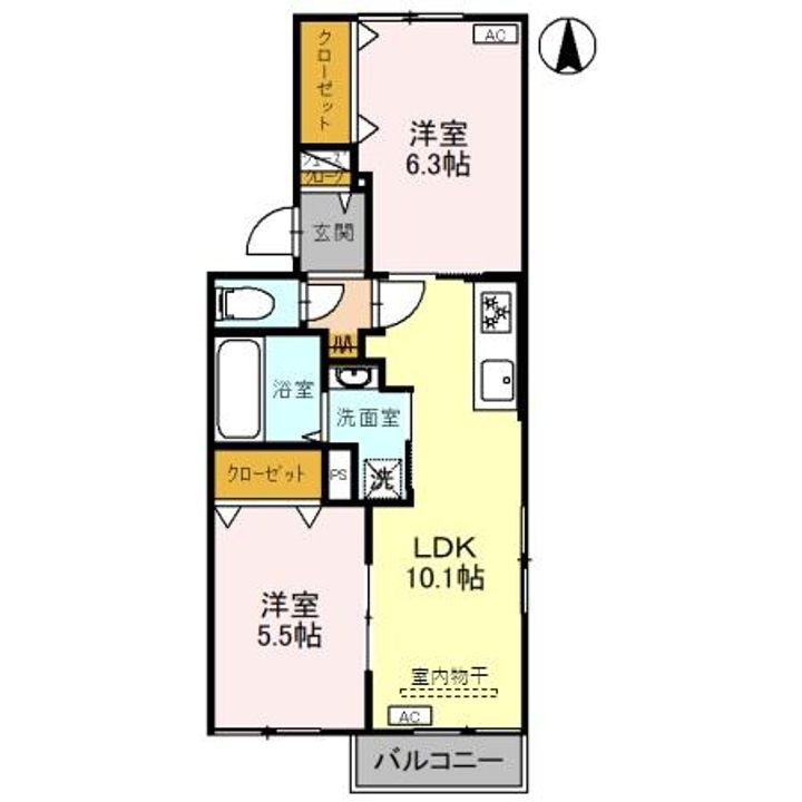 ウエスタンパーク8の間取り