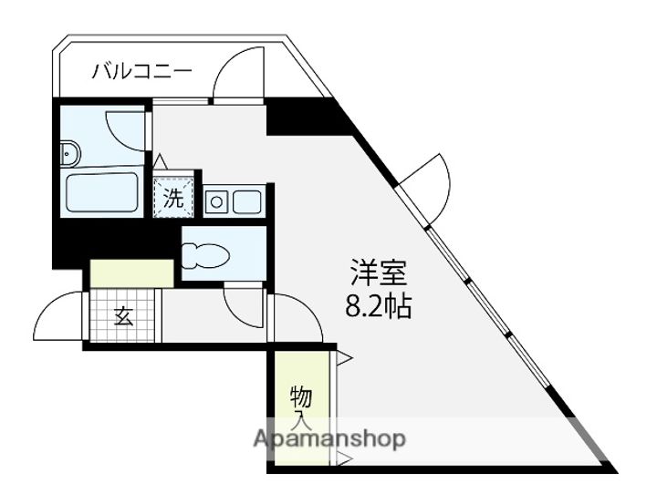 朝日プラザ金沢浅野川603の間取り