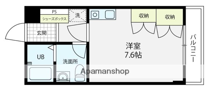 マリュンヌ金沢101の間取り