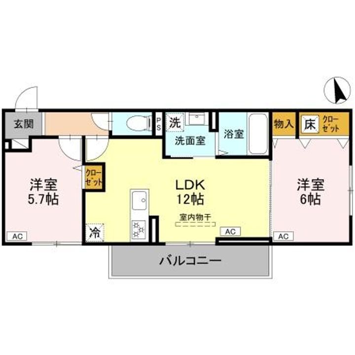 ROSALIDE ロザリードの間取り