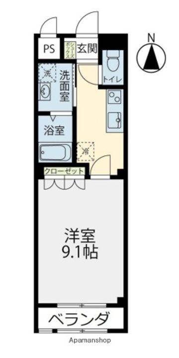 パルティール203の間取り