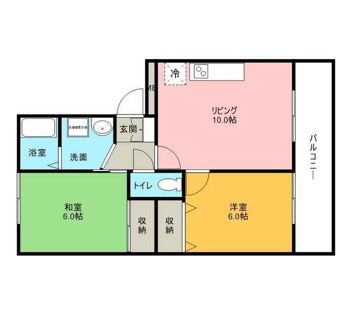 フレアコート矢木の間取り