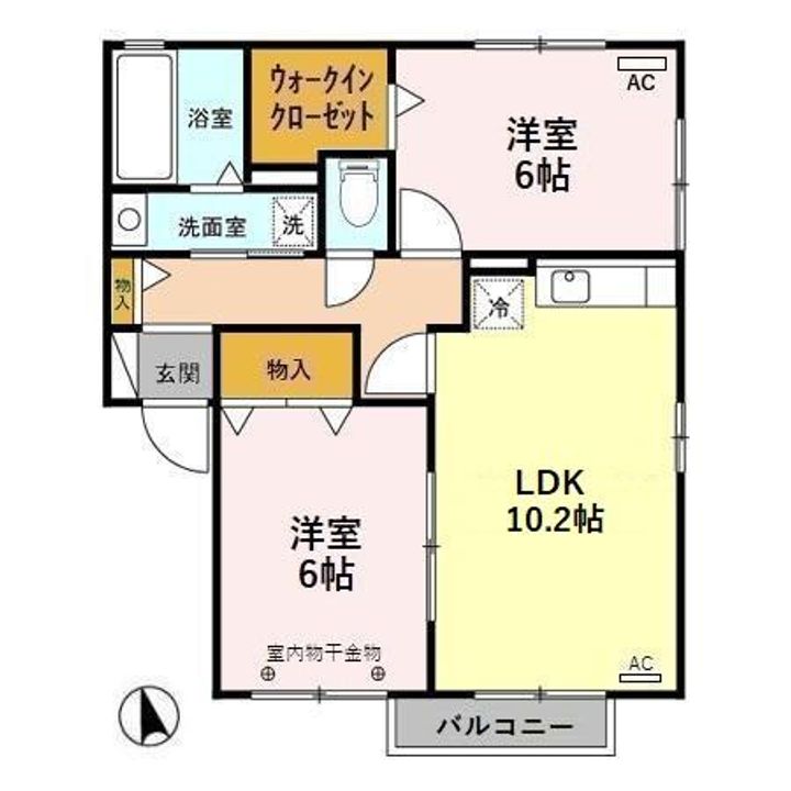 エトワールK203の間取り